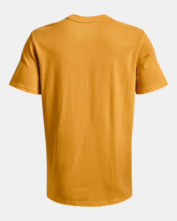 Men's UA Endorsed Heavyweight Short Sleeve in Yellow image number 5